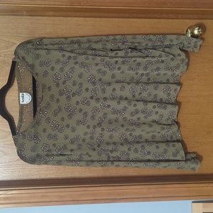 Arula Sheer Floral Long Sleeve Top